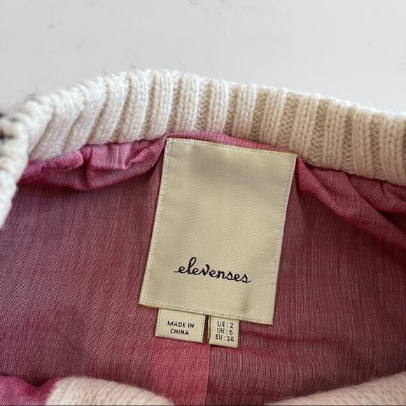 Anthropologie Buckhaven Fairisle Sweater jacket by Elevenses size 2 - Picture 10 of 15